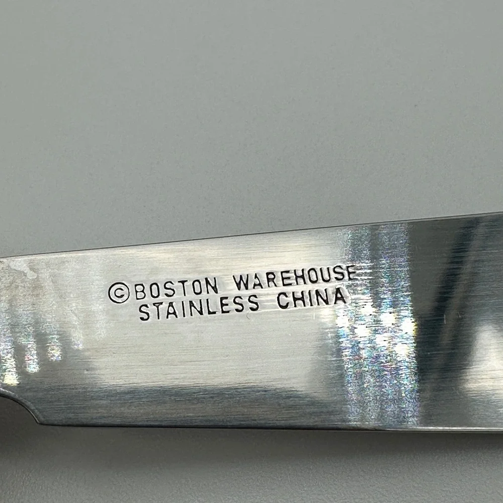 Boston Warehouse Thanksgiving Spreaders Set of 4 Turkey Pilgrim Stainless Steel